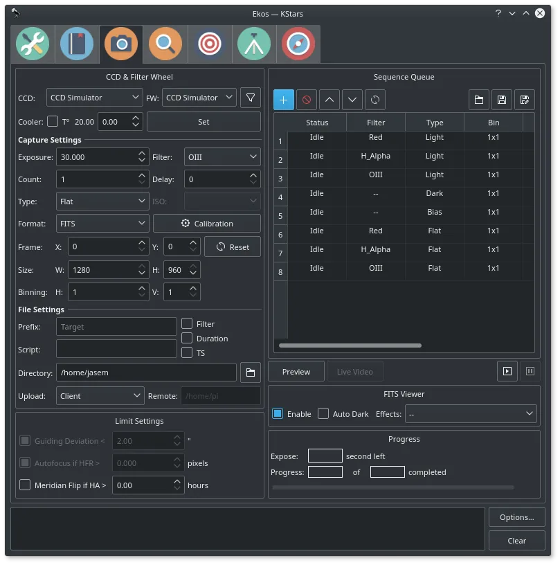 Ekos Capture Module
