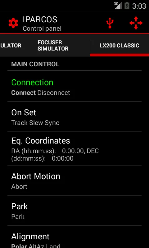 Control Panel
