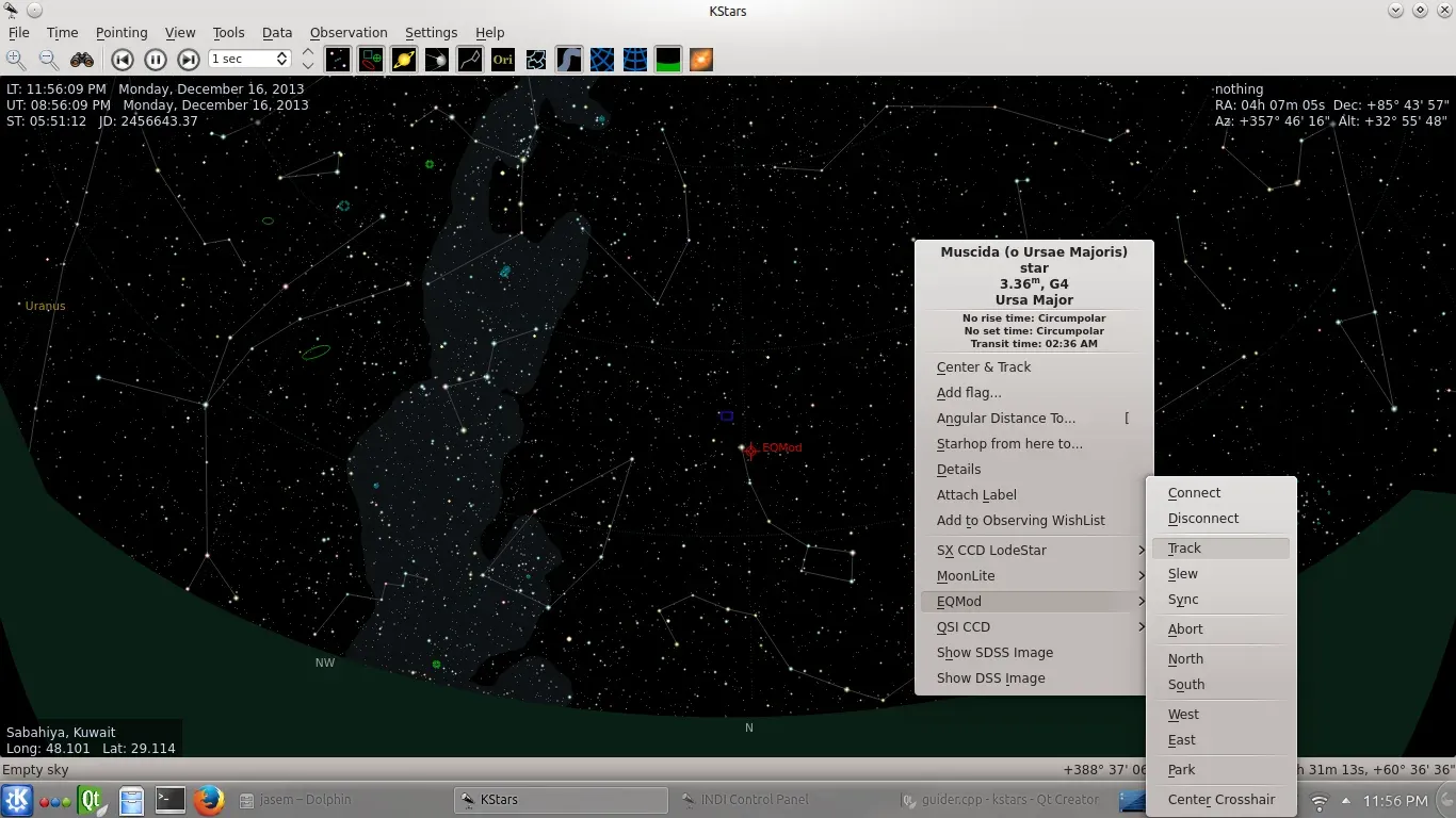 EQMod Tracking