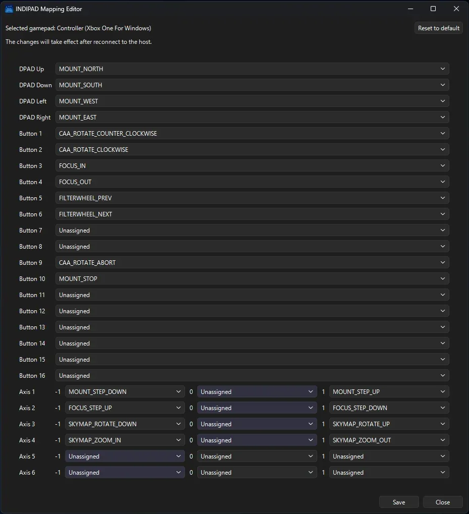 INDIPAD Mapping Editor